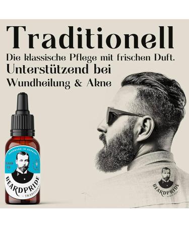 Beardpride Beard Oil for Men - 100% Natural Barbershop Quality Softens Beards Ideal Gift - 30ml - Buy Online on SooperMarket.com