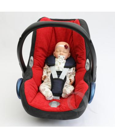Universal Car Seat Belts Pads Shoulder Strap & Crotch Cover - Fits Most Seats, Maxi COSI - Rich Black - Buy Online on SooperMarket.com