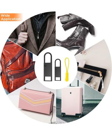 WD & CD 27-Piece Universal Zipper Replacement Kit | Metal Zipper Pulls & Extensions for Easy Repair - Buy Online on SooperMarket.com