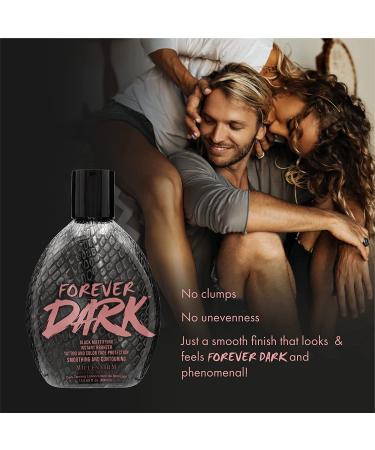 Millennium Tanning Forever Dark Black Mattifying Instant Bronzer Tanning Lotion 13.5oz - Skin-Perfecting Formula - Buy Online on SooperMarket.com