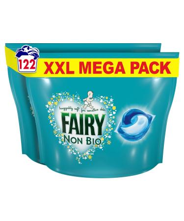 Fairy Non Bio PODS Washing Liquid Capsules For Sensitive Skin 122 Washes