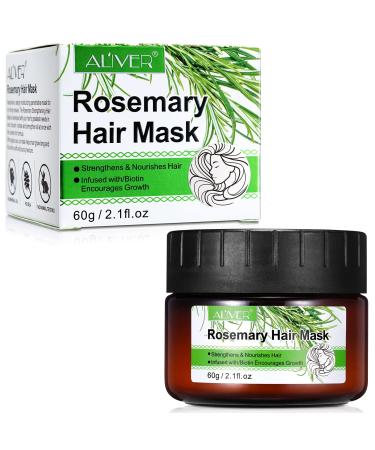 Rosemary Hair Mask for Hair Growth  Deep Conditioner for Dry Damaged Hair  Rosemary Hair Mask with Rosemary Oil for Hair Growth  Hydrating Scalp Smoothie Leave-In Repair Hair Mask & Scalp Treatment  For All Hair Types  6...