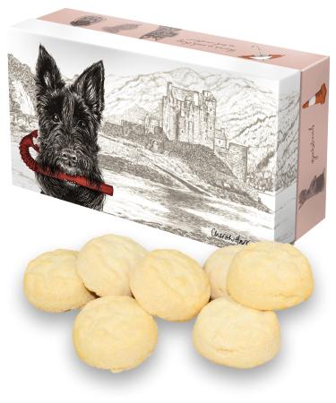 Deans Scottish All Butter Shortbread Biscuits Gift Box - 90g Collectable Jocks Travels Cute Scottish Terrier Dog. Experience The Best of Scotland. Slowly Baked by Hand Irresistible Luxury Cookies Eilean Donan Gift Box