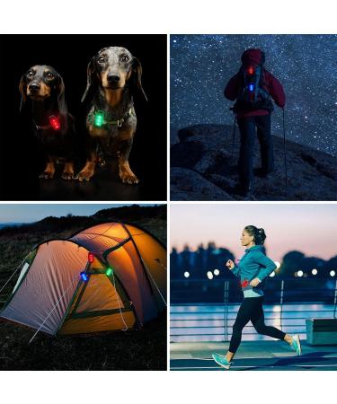 Dorlle LED Safety Light Set - Flashing Clips for Running & Child Safety - School Satchel & Sports Backpack with Bracelet - Ideal for Pets - International Shipping - Buy Online on SooperMarket.com