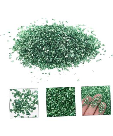 HAPINARY 1 Glass Chip Manicure Fillers Nail Art Charms Manicure Charms DIY Nail Art Crushed Glass DIY Glass Fillers Nail Crushed Glass Shiny Nail Stickers Nail Art Stone DIY Epoxy Filling 0.5X0.3cm Green - Buy Online on SooperMarket.com