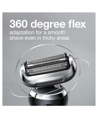Braun Series 7 7091cc Flex Electric Razor for Men - SmartCare Beard Trimmer Body Groomer & Wet/Dry Exfoliating Brush - Rechargeable & Cordless Foil Shaver in Black - Buy Online on SooperMarket.com