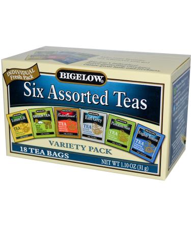 Six Assorted Tea Variety Pack 18 Bag(S) 18 Count (Pack of 1)