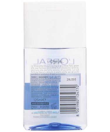 L'Or al Paris Gentle Eye Makeup Remover - 125 ml | Pack of 6 | Best International Shipping - Buy Online on SooperMarket.com