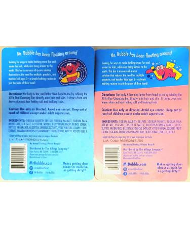 Mr. Bubble Original All-in-One Cleansing Bar - Body & Face Wash + Shampoo & Conditioner with Shea Butter & Strawberry Extract - International Shipping Available - Buy Online on SooperMarket.com