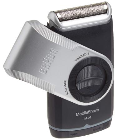Braun Electric Razor for Men, M90 Mobile Electric Shaver, Precision Trimmer, Washable