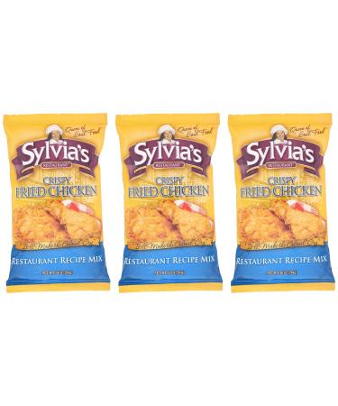 Sylvia's Crispy Fried Chicken Mix, 10-Ounce Packages (Pack of 3)