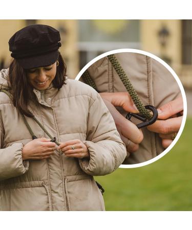 Hands-Free Dog Leash - 2m Adjustable Belt for Running & Training | 3-in-1 Multi-Function for All Dog Sizes - Touline Army Green - Buy Online on SooperMarket.com