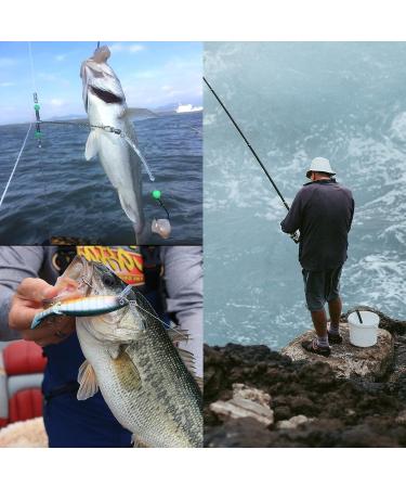 Stainless Steel Fishing Leader Rigs with Swivels and Snaps - Fishing Tackle Kit for Lures, Bait, Hooks - Buy Online on SooperMarket.com