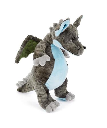 Zappi Co Plush Children's Stuffed Soft Cuddly Plush Toy-Part of Safari Animals Collection Perfect for Kids (33 cm Height)(Dragon) Dragon (Standing)