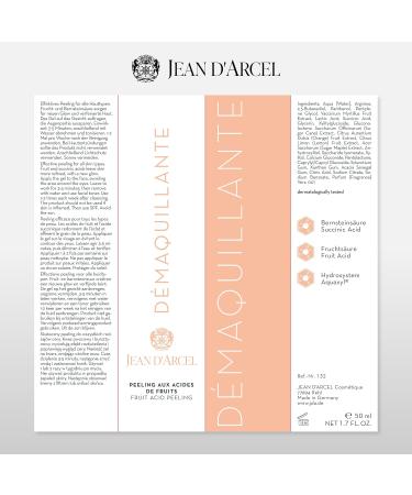 JEAN D'ARCEL D MAQUILLANTE exfoliating aux acides de fruits - glow fruit acid scrub for a refined face - with fruit and succinic acid - fruit acid peeling - 50 ml - Buy Online on SooperMarket.com