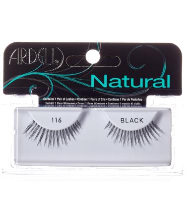 Ardell Fashion Lashes Pair Black - 116-4 Pairs(Pack of 1) Black 4 Pairs(Pack of 1)