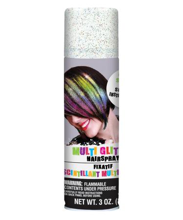 Amscan Glitter Hair Spray 3oz Multicolor