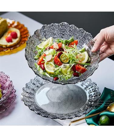 Kitchen Countertop Fruit Rack Fruit Basket Fruit Basket Attractive Large Glass Round Serving Fruit Dish Beautiful European Design Centerpiece Bowl Elegant Multipurpose Fruit Basket (Color : Roze) - Buy Online on SooperMarket.com
