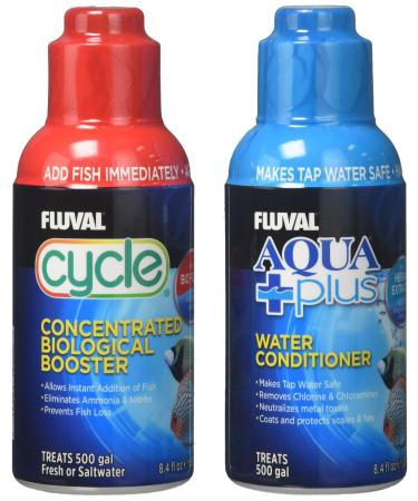 Fluval Cycle and Aquaplus Water Treatment Pack 250 ml 250 ml (Pack of 1)