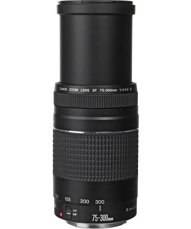 Renewed Canon EF 75-300mm f/4-5.6 III Telephoto Zoom Lens for Canon SLR Cameras - 6473A003 - Buy Online on SooperMarket.com