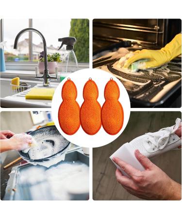 Virtcooy Beans-Shaped Bottle Cleaning Sponge | Bottle Pea Sponge Bottle Cleaning Sponge Magic Beans Bottle Cleaning Beans Reuseable Bottle Cleaning Sponge for Internal Cleaning of Small Mouth 6 Pieces - Buy Online on SooperMarket.com