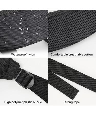 Black Quick Side Release Plastic Buckle Golf Bag Shoulder Straps | Adjustable and Durable - Buy Online on SooperMarket.com