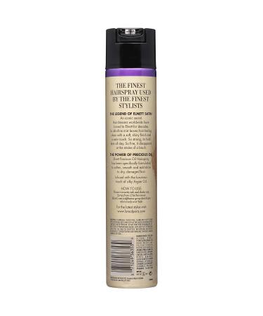 L'Oreal Paris Elnett Satin Precious Oils Hairspray 11 Ounce (1 Count) Argan Oil Unscented 11 Ounce (Pack of 1) - Buy Online on SooperMarket.com
