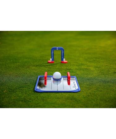 PuttOut Putting Mirror Trainer & Alignment Gate Blue - Improve Your Putting Skills - Buy Online on SooperMarket.com