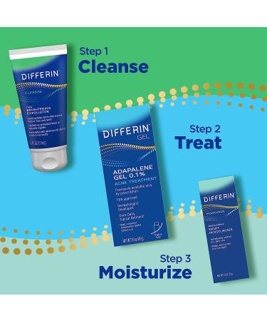 Differin Adapalene Gel 0.1% Acne Treatment - 0.5 oz (15g) - Buy Online on SooperMarket.com