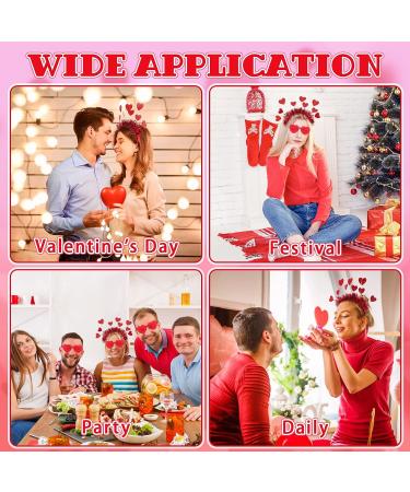 Valentine's Day Headband Set with Heart Sunglasses - Cupid Costume and Accessories - Buy Online on SooperMarket.com