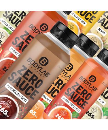 BODYLAB24 Zero Sauce Vanilla 265ml - Low-Calorie 3-9 Kcal Per Serving Fat & Sugar Reduced Perfect for Dishes & Dressings Ideal for Any Diet - 1 Pack - Buy Online on SooperMarket.com