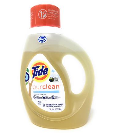 Tide Purclean Detergent Unscented 37 Ounce