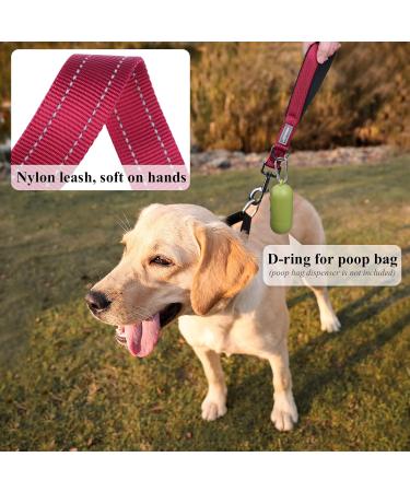 Vivaglory Short Dog Leash - Traffic Leash for Medium & Large Dogs 32cm Red Training Line - Buy Online on SooperMarket.com
