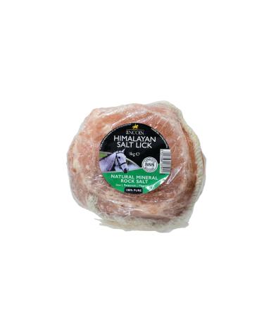 LINCOLN Himalayan Salt Lick Himalayan Salt Licks provide 100% pure natural rock salts - Complete with rope Size - 3kg