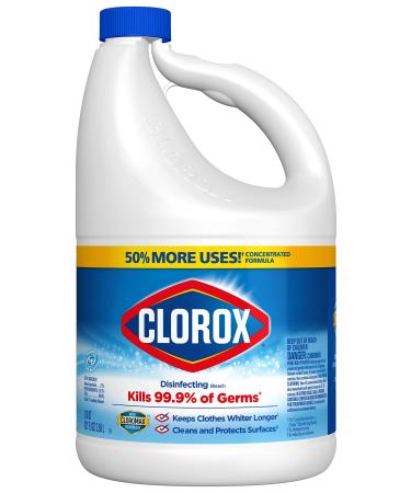 Clorox Disinfecting Bleach, Regular - 121 Fl oz Bottle