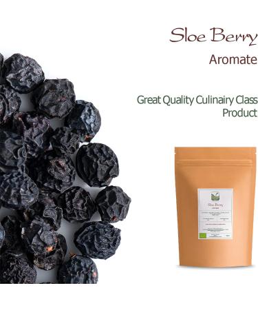 Blackthorn Dried Berries Organic Quality - Sloe Berries - Sherrys Berries 200g - Buy Online on SooperMarket.com