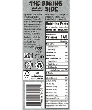 Oatly Oat Milk Barista Edition - Non-Dairy, Gluten Free, 32 oz - 2 Pack - Buy Online on SooperMarket.com