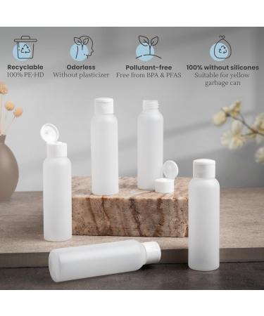 Kunz Packaging 100ml Travel Bottles - 5 Set Silicone-Free Liquid Containers for Aircraft Travel - Buy Online on SooperMarket.com