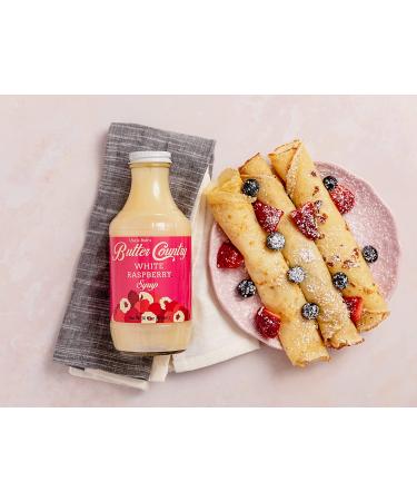 Uncle Bob's Butter Country White Raspberry Buttermilk Syrup 16 fl oz - 4 Pack - Buy Online on SooperMarket.com