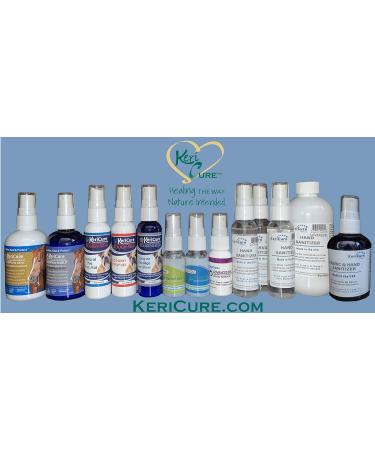 KeriCure Super Moisturizing Hand Sanitizer Spray 1oz Travel Size Pack of 6 - Peppermint Essential Oil, Aloe & Vitamin E - Natural Ingredients - Made in USA by Woman Owned Small Biz - Buy Online on SooperMarket.com
