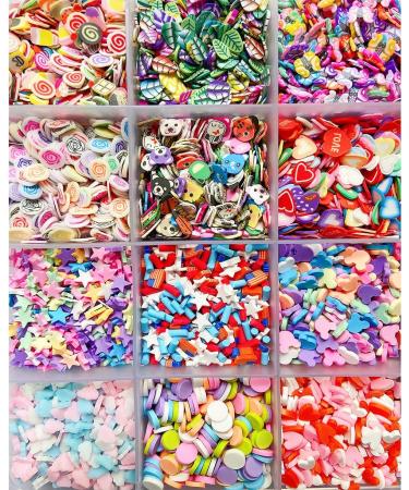 EHOPE Fake Sprinkles Fruit Nail Art Slices Polymer Faux DIY Kit - 24 Styles - Buy Online on SooperMarket.com