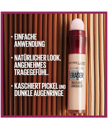 Maybelline New York Instant Anti-Age Effect Concealer - 145 Warm Olive 6.8ml | International Shipping Available - Buy Online on SooperMarket.com