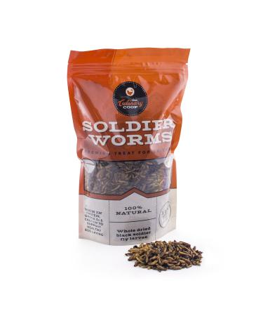 Culinary Coop Premium All-Natural Chicken Treats Soldierworms, 16oz