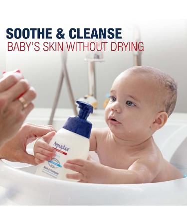 Aquaphor Baby Wash & Shampoo Fragrance Free - 25.4 fl oz (750 ml) | Gentle Skin Care - Buy Online on SooperMarket.com