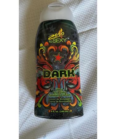 Zero to Sexy Dark Ultra Bronzing Tanning Lotion - Get the Ultimate Tan Fast! - Buy Online on SooperMarket.com