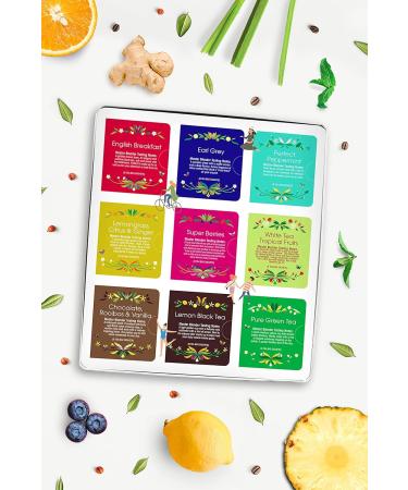 English Tea Shop Organic Luxury Gift Tin - 72 Tea Bag Sachets - 6 Different Flavours. 136 g - Buy Online on SooperMarket.com