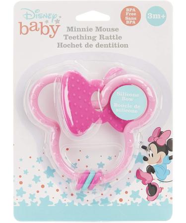 Disney Baby Minnie Mouse Teething Ring Toy - Soothing and Fun Teether for Babies - Buy Online on SooperMarket.com