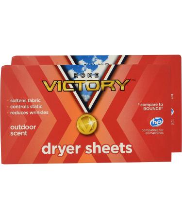 HOME VICTORY Outdoor Scented Dryer Sheets - 480 Count Fabric Softener Sheets - Reduces Wrinkles, Controls Static, Softens Fabric - Pack of 1 - Buy Online on SooperMarket.com