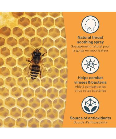 Organika Bee Propolis Throat Spray- Alcohol Free Soothing Immune Support- 30ml - Buy Online on SooperMarket.com