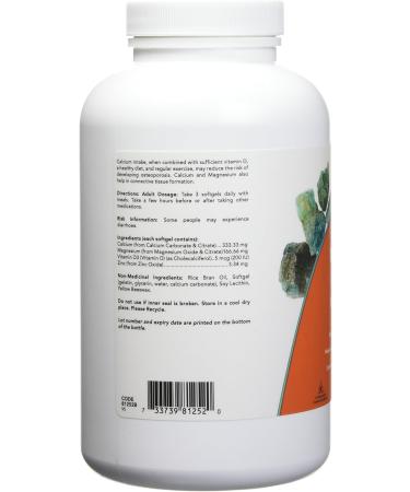 Now Foods Cal-Mag + D Softgels 240gel - Buy Online on SooperMarket.com